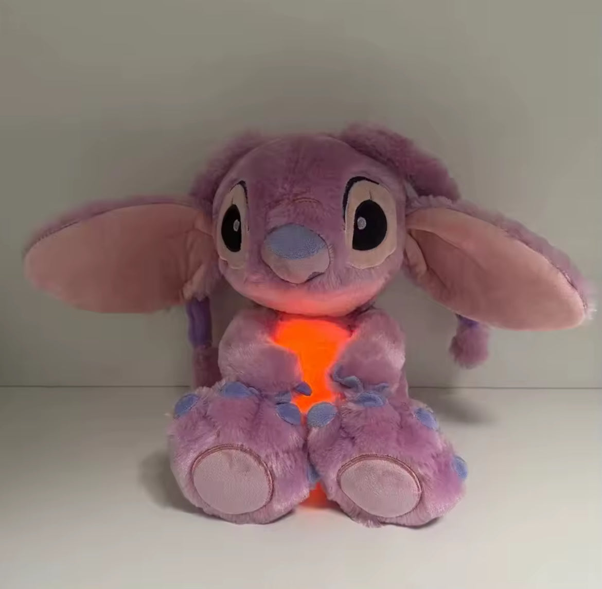 Peluche Grande de Stitch con Movimiento de Respiración, para niños, adultos y mascotas, perfecto para noches de ansiedad.