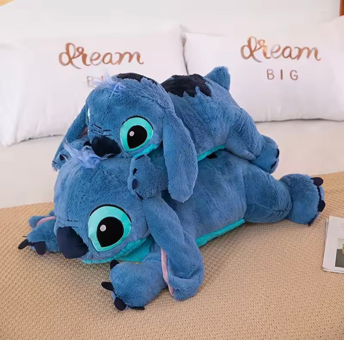 💙🐾 ¡Stitch y su Mini Yo! El Peluche Más Tierno que Jamás Querrás Soltar ✨