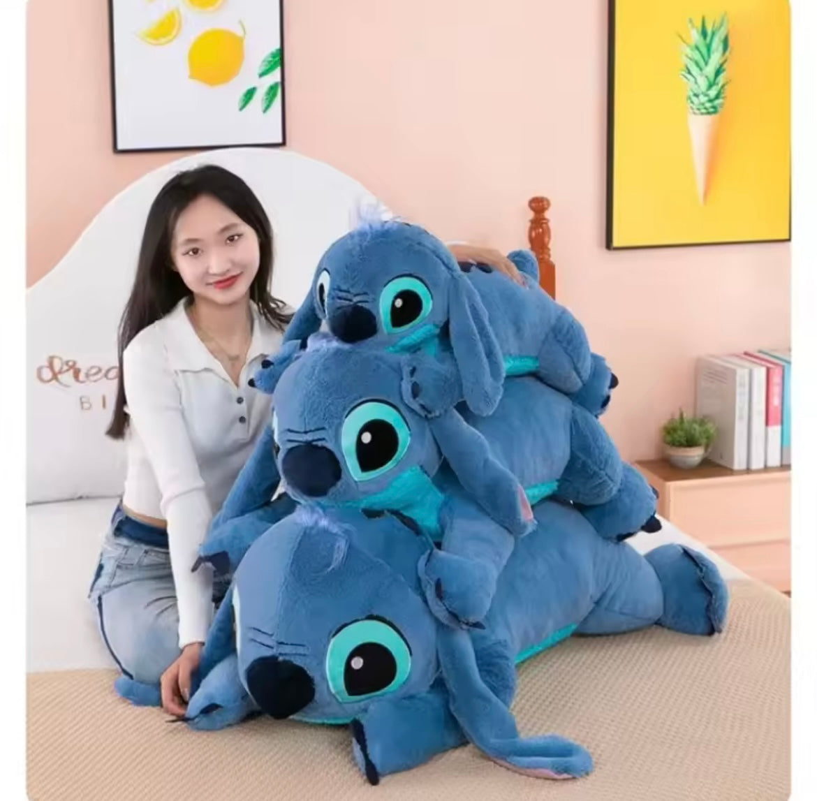 💙🐾 ¡Stitch y su Mini Yo! El Peluche Más Tierno que Jamás Querrás Soltar ✨