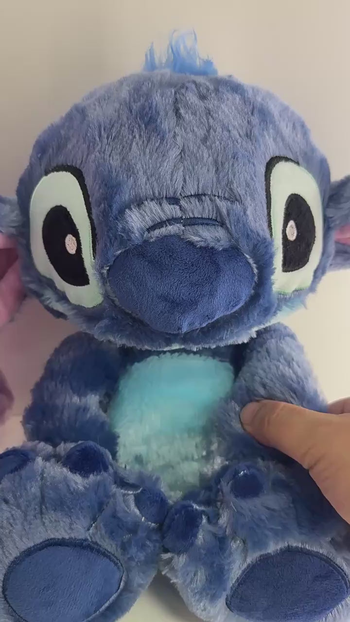 Peluche Grande de Stitch con Movimiento de Respiración, para niños, adultos y mascotas, perfecto para noches de ansiedad.